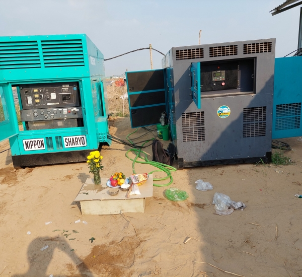 Máy phát điện cho thuê - phục vụ Công Ty Aquacity