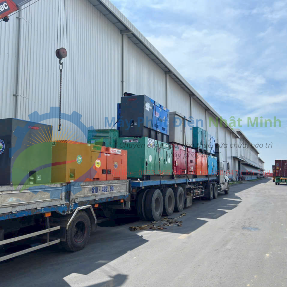 Dự án xây dựng lớn và sự kiện quan trọng sử dụng dịch vụ cho thuê máy phát điện Nhật Minh