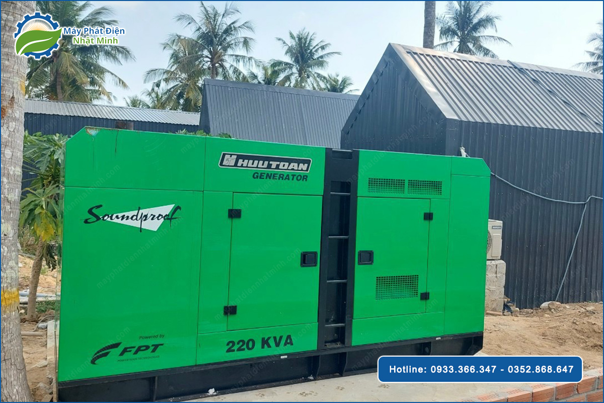 Đơn vị chuyên cho thuê máy phát điện tại Bình Phước - Máy phát điện Nhật Minh